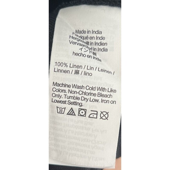 J Crew High-Neck Halter MIDI Dress 100% Linen Quiet Luxury Resort Vacation 20 - Picture 6 of 6